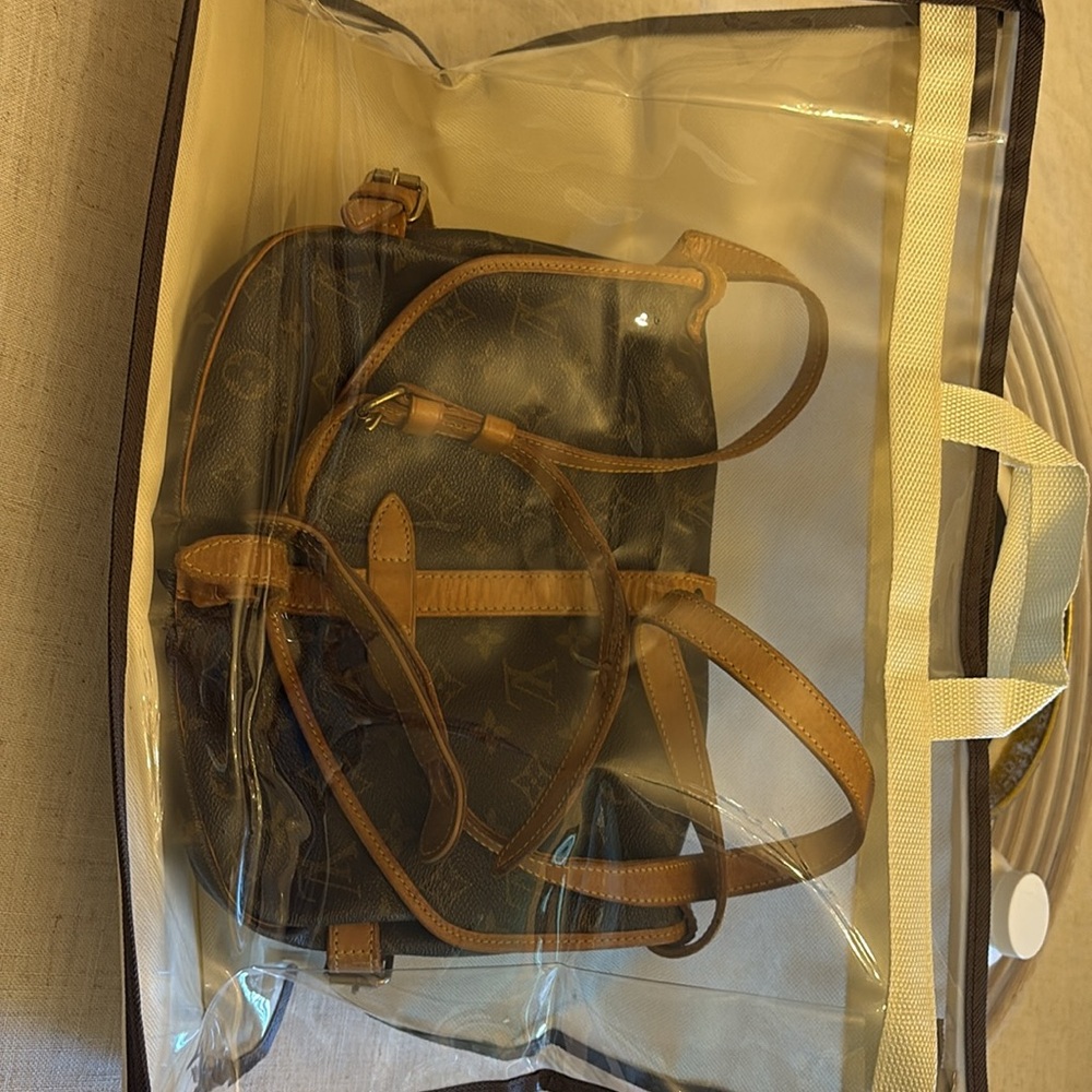Louis Vuitton Brown and Tan Monogram Messenger Bag - Picture 10 of 11